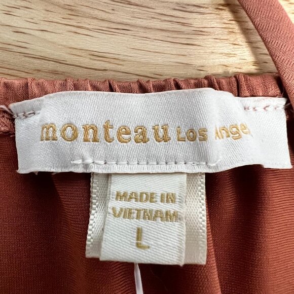 Monteau Womens Spice Comfort Spaghetti Strap Camisole Tank Top Size Large - Picture 8 of 9